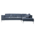 L-Shape B&amp;B Italia Fabric Sectional Sofa Charles